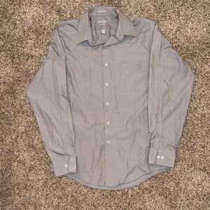 Van Heusen Men's Elegant Gray Dress Shirt